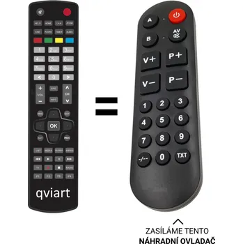 Dálkový ovladač Qviart LUNIX náhradní dálkový ovladač pro seniory