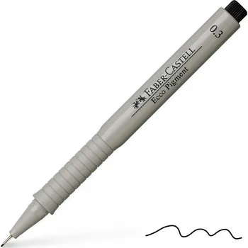 FABER-CASTELL ECCO Pigment 0,3mm, černý