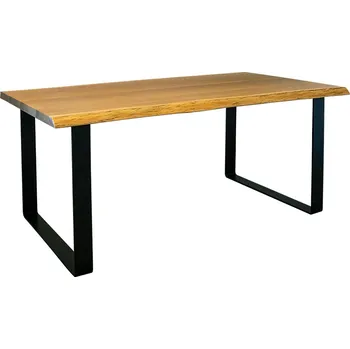 Konferenční stolek Moderní stoly Jídelní stůl BOLZANO R masiv dub/ocel