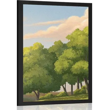 Plakát Dovido Plakát západ slunce nad zemí