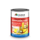 Colorlak AKRYLCOL lesk V2046 2350 hnědá tmavá LESK 0,6 L - vodouředitelná lesklá rychleschnoucí vrchní barva