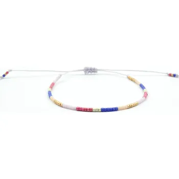 Náramek Moni náramek korálky Miyuki Gold 29