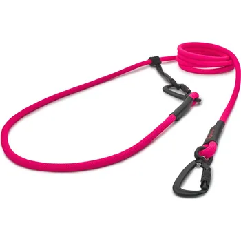 Vodítko pro psa Tamer Lanové vodítko EASYLONG TWIST | Střední pes | růžové neon - 436 Délka: 3,5 m