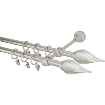 Garnýž Garnýž kovová 210 cm dvouřadá - dvojitá 16 Twister double chrom mat