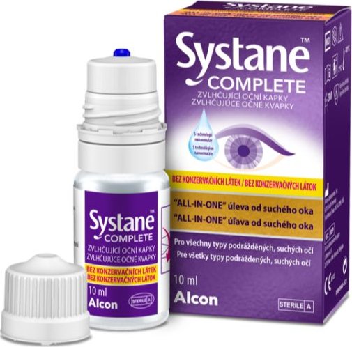 Alcon Kapky Systane Complete bez konzervačních látek 10ml