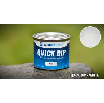 Barva na umělé nástrahy Quick Dip SABOFLEX - White