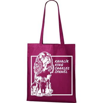Plátěná taška Kavalír King, Barva Purpurová, Velikost 40×45 cm, Canvas Nákupní taška Bezvatriko.cz 1168 - DTF/DTG
