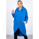 Glara Dlouhé mikinové šaty na zip 850765