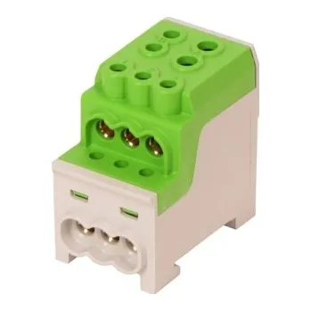 Hora eTec Svorkovnice pro rozdělení fází UVB 200 PE 1P 080030-2-4 zelená 1006066