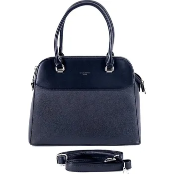 Tříoddílová černá kabelka do ruky David Jones 6825-2