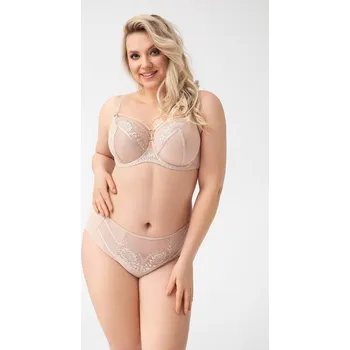 Podprsenka Měkká dámská podprsenka soft Gorsenia K 496 Paradise Béžová Béžová 85K