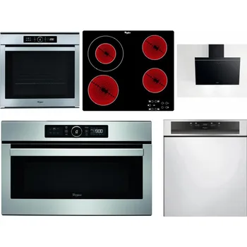 Set domácích spotřebičů WHIRLPOOL ABSOLUTE AKZM 8480 IX + WHIRLPOOL AKT 8130/NE + WHIRLPOOL AKR 62F LT K + WHIRLPOOL ABSOLUTE AMW 730 IX + WHIRLPOOL WBC 3C34 PF X
