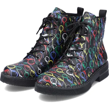 Dámské polobotky Dámská kotníková obuv 72010-91 Rieker multicolor Barva: multi, Velikost: 40