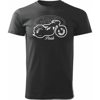 Pánské tričko STRIKER Tričko Jawa 250 pérák black Barva: Černá, Velikost: S