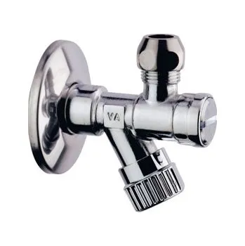 Ventil Rohový ventil s filtrem 1/2x3/8, kovová trubička, kov RV1312