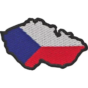 Nášivka NAVYS Nášivka mapa - vlajka Česká republika A-29