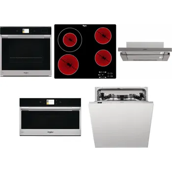 Set domácích spotřebičů WHIRLPOOL W9 OP2 4S2 H + WHIRLPOOL AKT 8130/NE + WHIRLPOOL AKR 5390/1 IX + WHIRLPOOL W9 MD260 IXL + WHIRLPOOL WIC 3C33 PFE