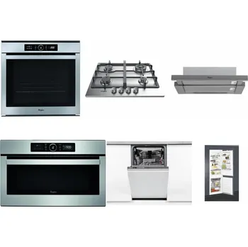 Set domácích spotřebičů WHIRLPOOL ABSOLUTE AKZM 8480 IX + WHIRLPOOL TKRL 661 IX EU + WHIRLPOOL AKR 749/1 IX + WHIRLPOOL ABSOLUTE AMW 730 IX + WHIRLPOOL WSIO 3O34 PFE X + WHIRLPOOL ART 65031