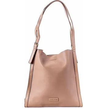 Kabelka David Jones Paris Moderní kabelka na rameno David Jones CM6523 světlehnědá