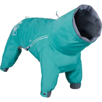 Obleček pro psa Hurtta pláštěnka Mudventure overal ECO - paví zeleň Velikost: 60 M