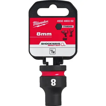 Gola hlavice MILWAUKEE 1/2" průmyslová hlavice STD, 8mm