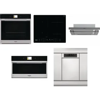 Set domácích spotřebičů WHIRLPOOL W9 OP2 4S2 H + WHIRLPOOL WL B8160 NE + WHIRLPOOL AKR 749/1 IX + WHIRLPOOL W9 MD260 IXL + WHIRLPOOL WSBO 3O34 PF X