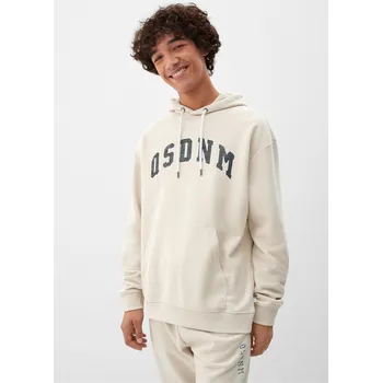 Pánská mikina Q/S s.Oliver pánská mikina s nápisem smetanová Velikost: L