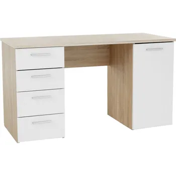 Obývací stěna Tempo Kondela Talur (dub sonoma + bílá)