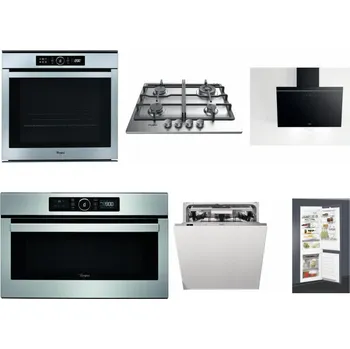 Set domácích spotřebičů WHIRLPOOL ABSOLUTE AKZM 8480 IX + WHIRLPOOL TKRL 661 IX EU + WHIRLPOOL AKR 62F LT K + WHIRLPOOL ABSOLUTE AMW 730 IX + WHIRLPOOL WIO 3O540 PELG + WHIRLPOOL ART 65031