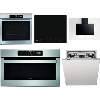 Set domácích spotřebičů WHIRLPOOL ABSOLUTE AKZM 8480 IX + WHIRLPOOL WL S7260 NE + WHIRLPOOL AKR 62F LT K + WHIRLPOOL ABSOLUTE AMW 730 IX + WHIRLPOOL WIO 3O540 PELG