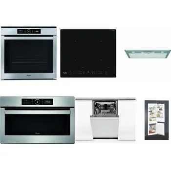 Set domácích spotřebičů WHIRLPOOL ABSOLUTE AKZM 8480 IX + WHIRLPOOL WL S7260 NE + WHIRLPOOL AKR 650/1 IX + WHIRLPOOL ABSOLUTE AMW 730 IX + WHIRLPOOL WSIO 3O34 PFE X + WHIRLPOOL ART 65031