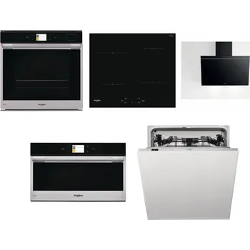 Set domácích spotřebičů WHIRLPOOL W9 OP2 4S2 H + WHIRLPOOL WS Q2760 BF + WHIRLPOOL AKR 62F LT K + WHIRLPOOL W9 MD260 IXL + WHIRLPOOL WIC 3C33 PFE