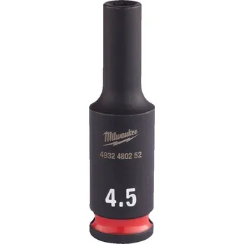 Gola hlavice MILWAUKEE Průmyslové hlavice Shockwave 1/4" HEX 4,5mm dlouhé