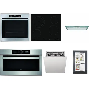 Set domácích spotřebičů WHIRLPOOL ABSOLUTE AKZM 8480 IX + WHIRLPOOL AKT 8900 BA + WHIRLPOOL AKR 650/1 IX + WHIRLPOOL ABSOLUTE AMW 730 IX + WHIRLPOOL WIO 3O540 PELG + WHIRLPOOL ART 65031