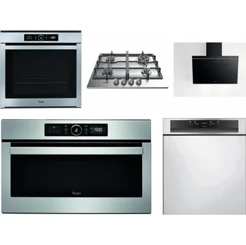 Set domácích spotřebičů WHIRLPOOL ABSOLUTE AKZM 8480 IX + WHIRLPOOL TKRL 661 IX EU + WHIRLPOOL AKR 62F LT K + WHIRLPOOL ABSOLUTE AMW 730 IX + WHIRLPOOL WBC 3C34 PF X