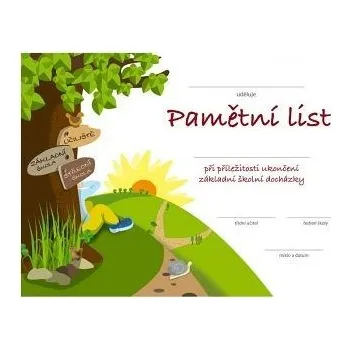 Tiskopis Pamětní list - cesta, A4