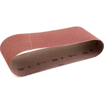 Brusný papír MILWAUKEE Brusné pásy 100 x 560mm, zrnitost 80 - 3ks