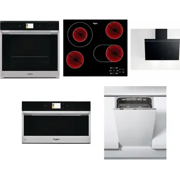 Set domácích spotřebičů WHIRLPOOL W9 OP2 4S2 H + WHIRLPOOL AKT 8190/BA + WHIRLPOOL AKR 62F LT K + WHIRLPOOL W9 MD260 IXL + WHIRLPOOL WSIC 3M27 C