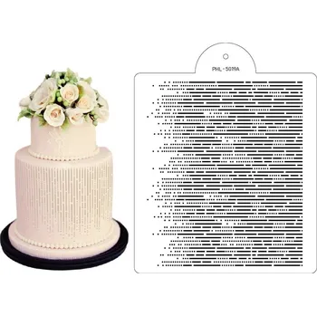 Stencil šablona NOER cube 40x18cm - Cakesicq