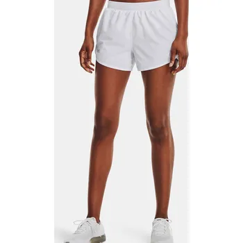 Dámské sportovní kraťasy Under Armour UA Fly By 2.0 Short -WHT - bílé Velikost: L
