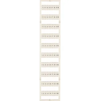 Stavebniny WAGO Štítek WMB s potiskem číselná řada 1-10 1ks = 100 štítků 793-3502