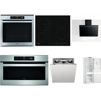 Set domácích spotřebičů WHIRLPOOL ABSOLUTE AKZM 8480 IX + WHIRLPOOL AKT 8900 BA + WHIRLPOOL AKR 62F LT K + WHIRLPOOL ABSOLUTE AMW 730 IX + WHIRLPOOL WIO 3O540 PELG + WHIRLPOOL WHC18 T311