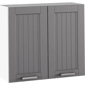 Kuchyňská skříňka Tempo Kondela Janne Typ 11 (tmavě šedá + bílá)