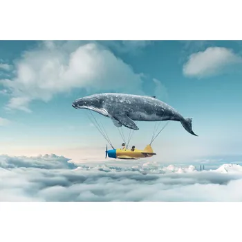 Fototapeta DIMEX | Vliesová fototapeta Cesta do snu MS-5-1259 | 375 x 250 cm| modrá, žlutá, šedá + Vliesová fototapeta na stěnu DIMEX Cesta do snu MS51259 v rozměru 375 x 250 cm + lepidlo zdarma