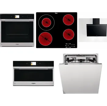 Set domácích spotřebičů WHIRLPOOL W9 OP2 4S2 H + WHIRLPOOL AKT 8130/NE + WHIRLPOOL AKR 62F LT K + WHIRLPOOL W9 MD260 IXL + WHIRLPOOL WIO 3T133 PLE