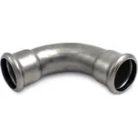 INAIRCOM Koleno 90° 108x108mm INOX PRESS