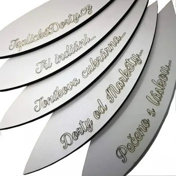 Nádoba na pečení VypálímTi.cz Podložka s textem na přání Čtverec 35cm