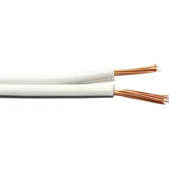Počítač goobay Kabel k reproduktorům, 2x0,75mm2, OFC měď, bílý, 25m (15113) - 11.92.3125