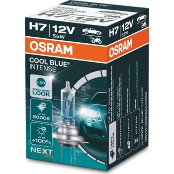 Povinná bezpečnostní výbava Osram Cool Blue Intense H7 PX26d 12V 55W