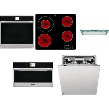 Set domácích spotřebičů WHIRLPOOL W9 OP2 4S2 H + WHIRLPOOL AKT 8130/NE + WHIRLPOOL AKR 650/1 IX + WHIRLPOOL W9 MD260 IXL + WHIRLPOOL WIO 3T133 PLE